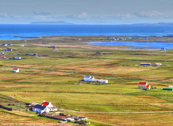 Isle Of Tiree From Ben Hough Over Loch Bhasapoll To Isle Of Eigg  Picture Board by OBT imaging