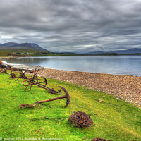 Buy canvas prints of Achiltibuie Badentarbet Bay Anchors, Scotland by OBT imaging