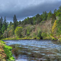 Buy canvas prints of River Spey Spring Light Morning Speyside Highland Scotland by OBT imaging