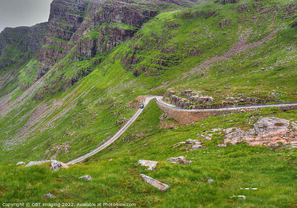 Bealach Na Ba Mountain Road To Applecross West Highland Scotland Picture Board by OBT imaging