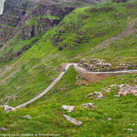 Buy canvas prints of Bealach Na Ba Mountain Road To Applecross West Highland Scotland by OBT imaging