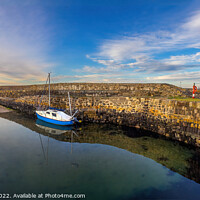 Buy canvas prints of The Perfect Calm, Portsoy 17th Century Harbour Fishing Village Scotland  by OBT imaging