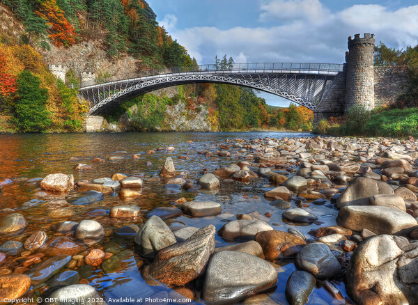 1812 Thomas Telford Craigellachie Bridge Speyside Highland Scotland  Picture Board by OBT imaging
