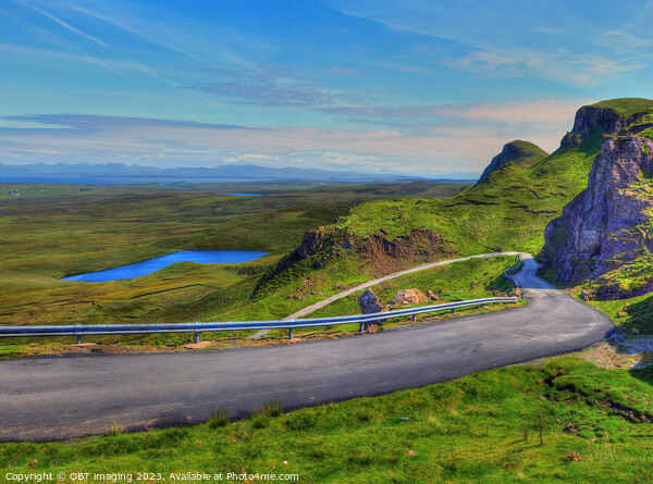 Quiraing Staffin To Uig Road Isle Of Skye Scotland Picture Board by OBT imaging