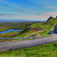 Buy canvas prints of Quiraing Staffin To Uig Road Isle Of Skye Scotland by OBT imaging