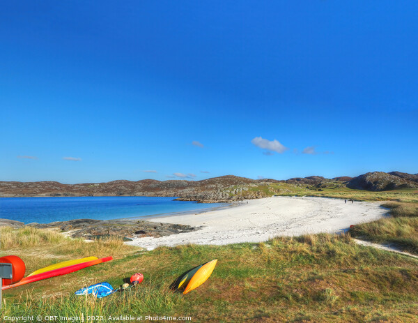 Achmelvich Beach Surf Morning Assynt Scottish West Picture Board by OBT imaging