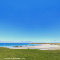 Buy canvas prints of Balevullin Beach Isle Of Tiree Scotland by OBT imaging