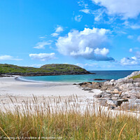 Buy canvas prints of Achmelvich Beach Assynt West Highland Scotland   by OBT imaging