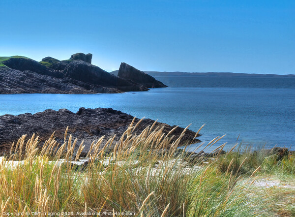 The Split Rock From Clachtoll Beach Scottish West  Picture Board by OBT imaging