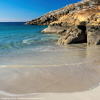 Buy canvas prints of Achmelvich White Sand Beaches Assynt West Highland Scotland  by OBT imaging