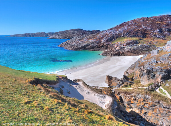 Achmelvich Beaches Assynt West Highland Scotland   Picture Board by OBT imaging