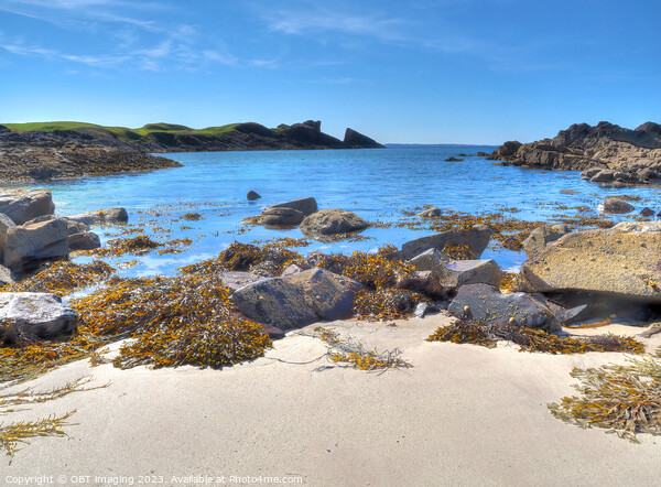Clachtoll Beach & The Split Rock Assynt West Highl Picture Board by OBT imaging