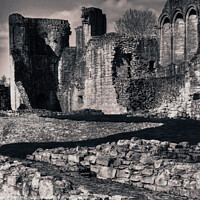 Buy canvas prints of Kildrummy Castle Ruin 1250 Aberdeenshire Scotland  by OBT imaging