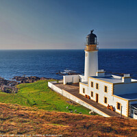 Buy canvas prints of Rua Reidh Lighthouse Melvaig Wester Ross Highland  by OBT imaging