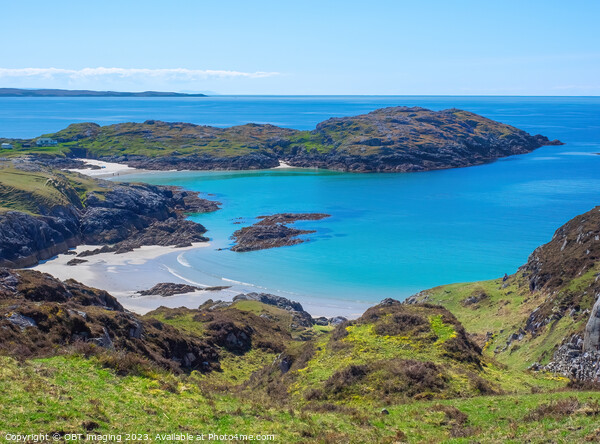Achmelvich Beaches Assynt Highland Scotland Path t Picture Board by OBT imaging