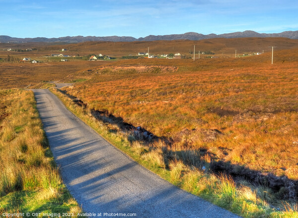 South Erradale Road To Red Point Nr Gairloch Scotland Picture Board by OBT imaging