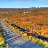 Buy canvas prints of South Erradale Road To Red Point Nr Gairloch Scotland by OBT imaging