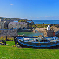 Buy canvas prints of Portsoy 17th Century Harbour Fishing Village Scotland Aberdeenshire by OBT imaging
