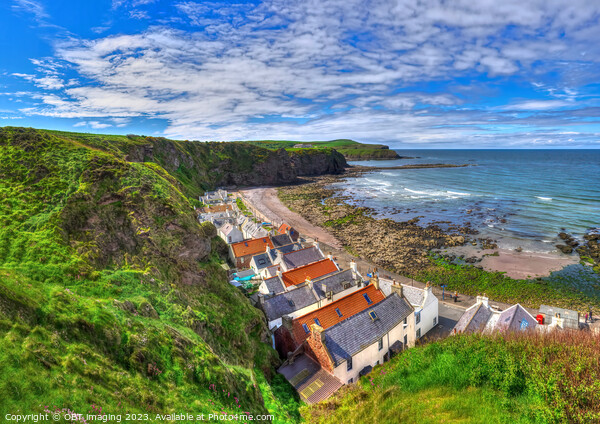 Pennan Fishing Village Aberdeenshire Scotland  Picture Board by OBT imaging