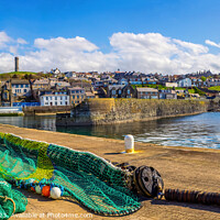 Buy canvas prints of MacDuff Town Harbour Monument &Church Aberdeenshire Scotland   by OBT imaging