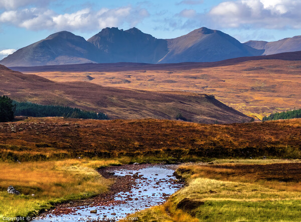 An Teallach Mountain Massif West Highland Scotland Late Autumn Splendour Picture Board by OBT imaging