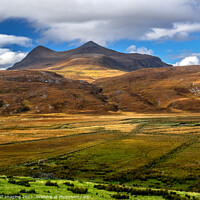 Buy canvas prints of Cul Mor Assynt Mountains West Highland Scotland  by OBT imaging