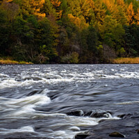 Buy canvas prints of The River Spey Upper Speyside Highland Scotland  by OBT imaging