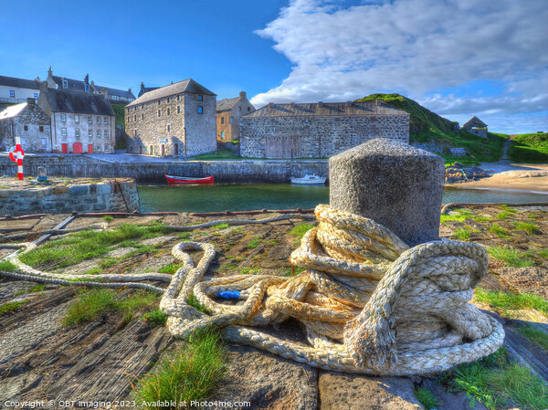 Portsoy Harbour Aberdeenshire Scotland 17th Century Harbour & Original Building Facade Picture Board by OBT imaging