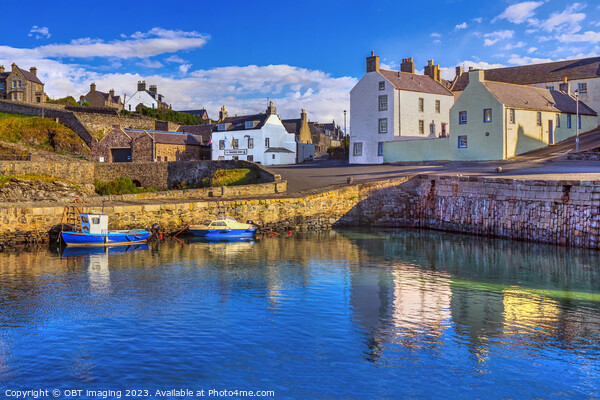 Portsoy Harbour The Shore Inn Aberdeenshire  Picture Board by OBT imaging