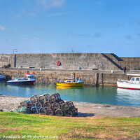 Buy canvas prints of Portsoy Harbour Abberdeenshire Scotland Spring Morning Light  by OBT imaging