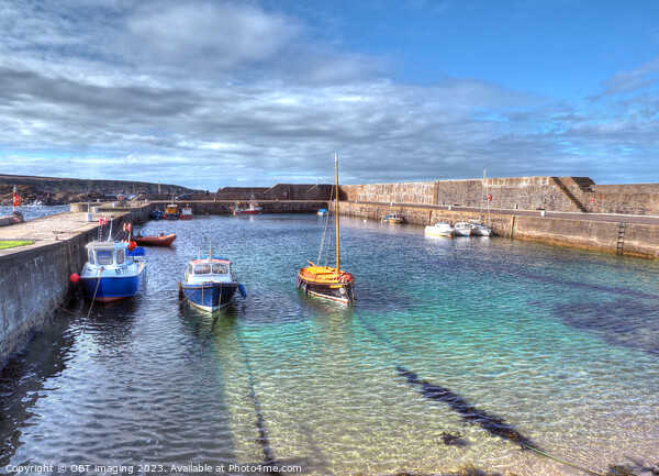 Portsoy Harbour Aberdeenshire Scotland Spring Morning Light  Picture Board by OBT imaging