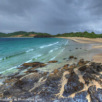 Buy canvas prints of Balnakeil Beach Bay & Faraid Head Nr Durness Scottish Highlands by OBT imaging