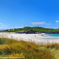 Buy canvas prints of Achmelvich Bay Beach Assynt West Highland Scotland   by OBT imaging