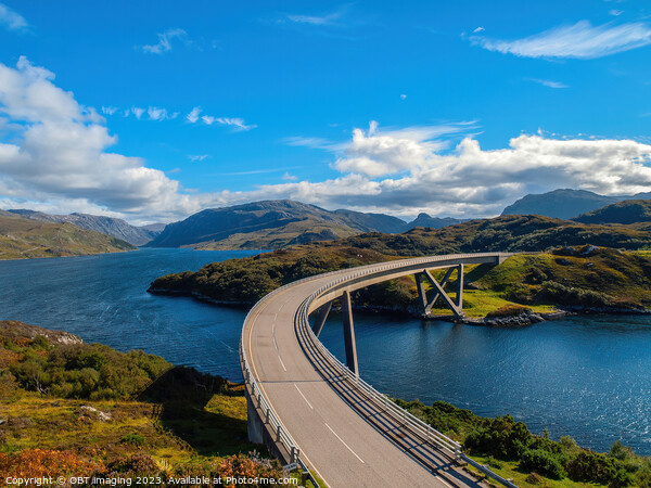 Kylesku Bridge Scotland North West Highland NC500 Route Picture Board by OBT imaging