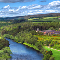 Buy canvas prints of Knockando Distillery Speyside Moray Highland Scotland Since 1898 by OBT imaging