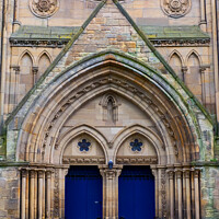 Buy canvas prints of Kelvinside Hillhead Parish Church Glasgow City 1876 by OBT imaging