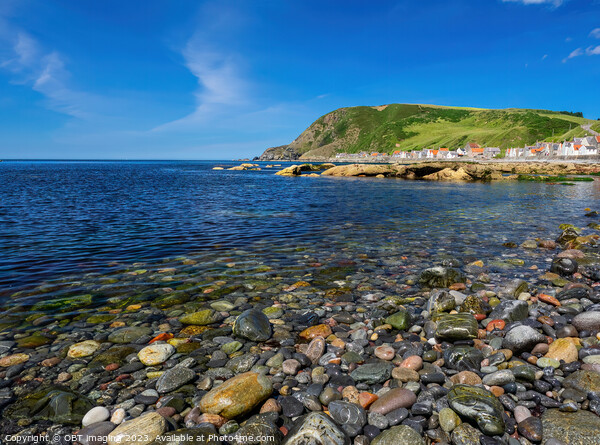 Crovie Fishing Village From Gardenstown Aberdeenshire North East Scotland Picture Board by OBT imaging