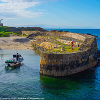 Buy canvas prints of Portsoy Harbour Aberdeenshire North East Scotland Coming Home  by OBT imaging