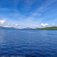 Buy canvas prints of Loch Lomond & Ben Lomond, Leaving Balloch, Scotlan by OBT imaging