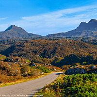 Buy canvas prints of Suliven Assynt Mountains Scottish Highlands by OBT imaging