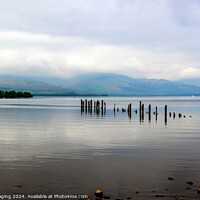 Buy canvas prints of Loch Lomond Reflections Balloch Scotland by OBT imaging