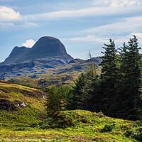 Buy canvas prints of Suliven Mountain Assynt Scottish Highlands by OBT imaging