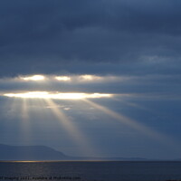 Buy canvas prints of Last Rays Of Sun The Hebridean Sky Scotland  by OBT imaging
