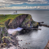 Buy canvas prints of Stoer Head Lighthouse Near Lochinver North West Sc by OBT imaging