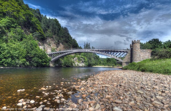1812 Thomas Telford Craigellachie Bridge Speyside  Picture Board by OBT imaging