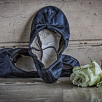 Buy canvas prints of Ballet Shoes by Michelle Bowler