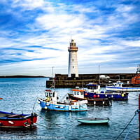Buy canvas prints of Donaghadee Harbour - Northern Ireland  by Jennifer Nelson