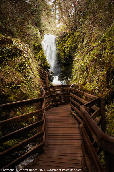 Glenariff Waterfall  Picture Board by Jennifer Nelson