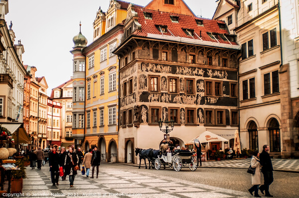 Old Town Square - Prague  Picture Board by Jennifer Nelson