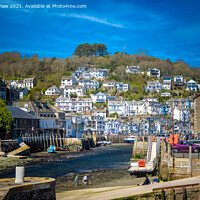 Buy canvas prints of West Looe as seen from Harbour Mouth by Lee Kershaw